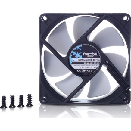 Fractal Design Silent Series R3 Case Fan 80mm με Σύνδεση 3-Pin
