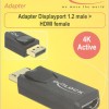 DeLock Μετατροπέας HDMI female σε DisplayPort male 1τμχ 65573