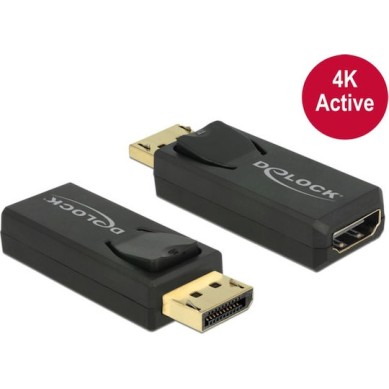 DeLock Μετατροπέας HDMI female σε DisplayPort male 1τμχ 65573