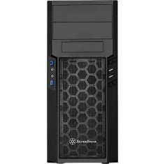 Silverstone Precision PS13B Midi Tower Κουτί Υπολογιστή Μαύρο