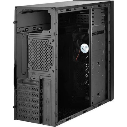 Silverstone Precision PS13B Midi Tower Κουτί Υπολογιστή Μαύρο