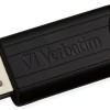 Verbatim PinStripe 16GB USB 3.0 Stick Μαύρο