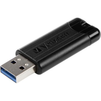 Verbatim PinStripe 16GB USB 3.0 Stick Μαύρο