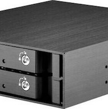 Silverstone FS204 Front Panel Storage 5.25'' to 4 2.5'' Μαύρο SST-FS204B