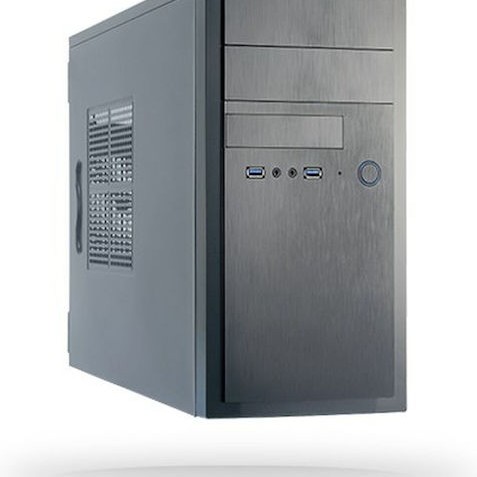 Chieftec HT-01B-350GPB Midi Tower Κουτί Υπολογιστή Μαύρο