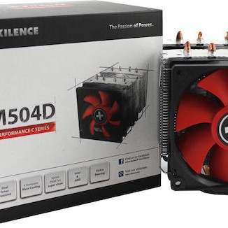 Xilence M504D Ψύκτρα Επεξεργαστή για Socket AM4/115x/AM3/AM3+ Κόκκινη