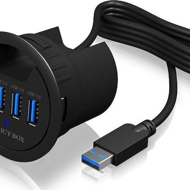 Icy Box USB 3.0 Hub 4 Θυρών με σύνδεση USB-A