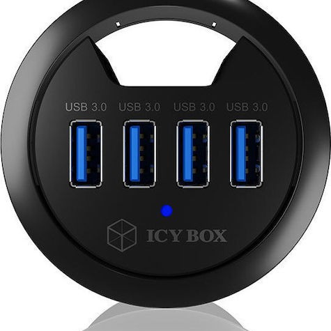 Icy Box USB 3.0 Hub 4 Θυρών με σύνδεση USB-A