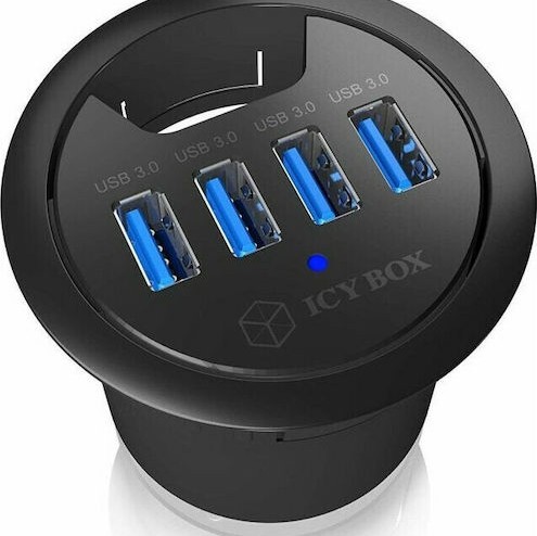Icy Box USB 3.0 Hub 4 Θυρών με σύνδεση USB-A