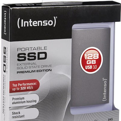 Intenso Premium Edition USB 3.0 Εξωτερικός SSD 128GB 1.8