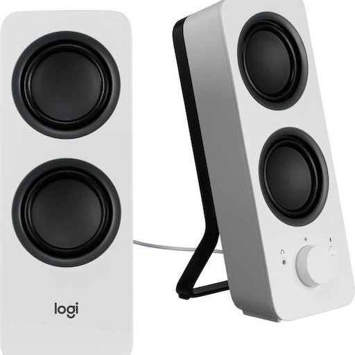 Logitech Z207 Ασύρματα Ηχεία Υπολογιστή 2.0 με Bluetooth και Ισχύ 10W σε Λευκό Χρώμα