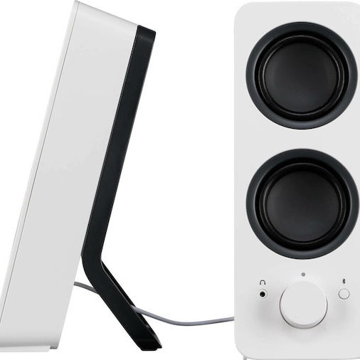 Logitech Z207 Ασύρματα Ηχεία Υπολογιστή 2.0 με Bluetooth και Ισχύ 10W σε Λευκό Χρώμα