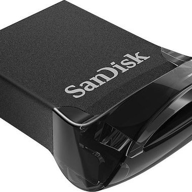 Sandisk Ultra Fit 64GB USB 3.1 Stick Μαύρο
