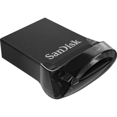 Sandisk Ultra Fit 64GB USB 3.1 Stick Μαύρο