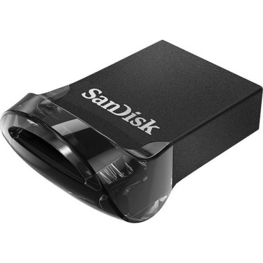 Sandisk Ultra Fit 64GB USB 3.1 Stick Μαύρο