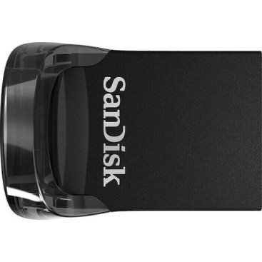Sandisk Ultra Fit 64GB USB 3.1 Stick Μαύρο