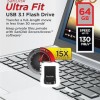 Sandisk Ultra Fit 64GB USB 3.1 Stick Μαύρο