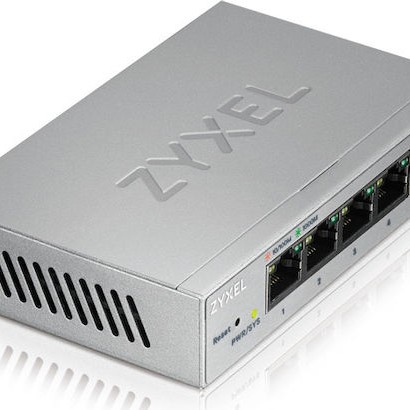 Zyxel GS1200-5 Managed L2 Switch με 5 Θύρες Gigabit (1Gbps) Ethernet