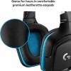 Logitech G432 7.1 Over Ear Gaming Headset με σύνδεση 3.5mm / USB Μπλε