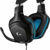 Logitech G432 7.1 Over Ear Gaming Headset με σύνδεση 3.5mm / USB Μπλε