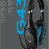 Logitech G432 7.1 Over Ear Gaming Headset με σύνδεση 3.5mm / USB Μπλε