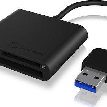 Icy Box Card Reader USB 3.0 για SD/microSD/CompactFlash