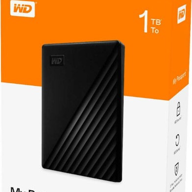 Western Digital My Passport (2019) USB 3.2 Εξωτερικός HDD 2TB 2.5" Μαύρο