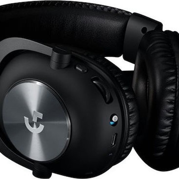 Logitech G Pro X Ασύρματο Over Ear Gaming Headset με σύνδεση USB