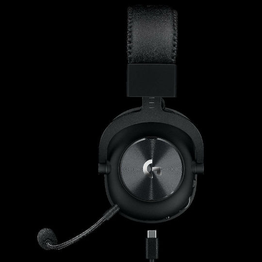 Logitech G Pro X Ασύρματο Over Ear Gaming Headset με σύνδεση USB