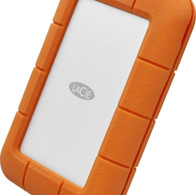 Lacie Rugged Secure USB 3.1 / USB-C Εξωτερικός HDD 2TB 2.5" Πορτοκαλί