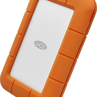 Lacie Rugged Secure USB 3.1 / USB-C Εξωτερικός HDD 2TB 2.5" Πορτοκαλί