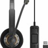 Sennheiser SC-30-USB-ML Headset Call Center On Ear Multimedia Ακουστικά με μικροφωνο και σύνδεση USB-A