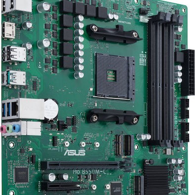 Asus Pro B550M-C/CSM Motherboard Micro ATX με AMD AM4 Socket 90MB15Q0-M0EAYC