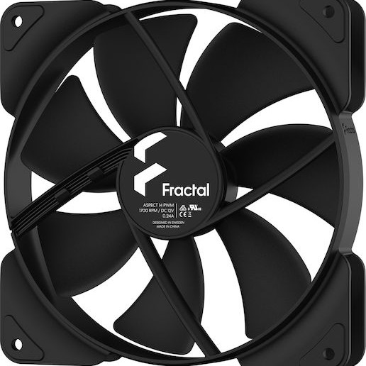 Fractal Design Aspect 14 Case Fan 140mm με Σύνδεση 4-Pin PWM