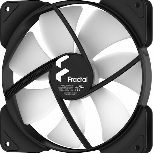 Fractal Design Aspect 14 RGB Case Fan 140mm με Σύνδεση 4-Pin PWM