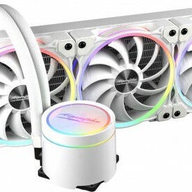 Alpenfoehn Gletscherwasser 360 RGB Υδρόψυξη Επεξεργαστή Τριπλού Ανεμιστήρα 120mm για Socket AM4/AM5/1200/115x Λευκή