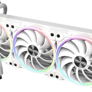 Alpenfoehn Gletscherwasser 360 RGB Υδρόψυξη Επεξεργαστή Τριπλού Ανεμιστήρα 120mm για Socket AM4/AM5/1200/115x Λευκή