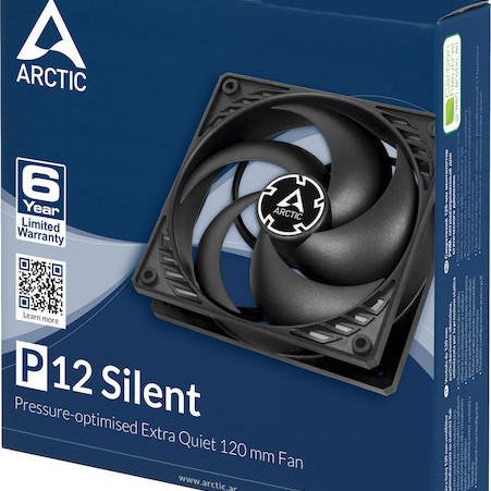 Arctic P12 Silent Case Fan 120mm με Σύνδεση 3-Pin