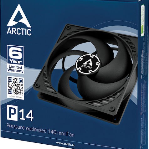 Arctic P14 Case Fan 140mm με Σύνδεση 3-Pin