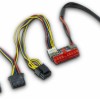 Inter-Tech 4-Pin Molex / 20-Pin ATX / 15-Pin Sata - 4-Pin Molex / 15-Pin Sata Cable 0.4m Πολύχρωμο 88882193