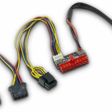 Inter-Tech 4-Pin Molex / 20-Pin ATX / 15-Pin Sata - 4-Pin Molex / 15-Pin Sata Cable 0.4m Πολύχρωμο 88882193