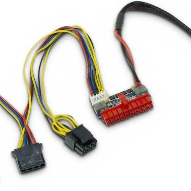 Inter-Tech 4-Pin Molex / 20-Pin ATX / 15-Pin Sata - 4-Pin Molex / 15-Pin Sata Cable 0.4m Πολύχρωμο 88882193