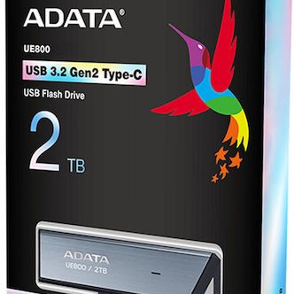 Adata Elite Ue800 2.0TB USB 3.2 Stick με σύνδεση USB-C Ασημί