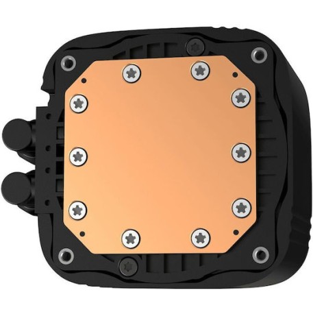 Deepcool LS720 Zero Dark Υδρόψυξη Επεξεργαστή Τριπλού Ανεμιστήρα 120mm για Socket AM4/AM5/1700/1200/115x