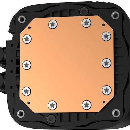 Deepcool LS720 Zero Dark Υδρόψυξη Επεξεργαστή Τριπλού Ανεμιστήρα 120mm για Socket AM4/AM5/1700/1200/115x