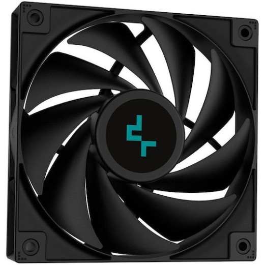 Deepcool LS720 Zero Dark Υδρόψυξη Επεξεργαστή Τριπλού Ανεμιστήρα 120mm για Socket AM4/AM5/1700/1200/115x