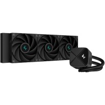 Deepcool LS720 Zero Dark Υδρόψυξη Επεξεργαστή Τριπλού Ανεμιστήρα 120mm για Socket AM4/AM5/1700/1200/115x