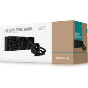Deepcool LS720 Zero Dark Υδρόψυξη Επεξεργαστή Τριπλού Ανεμιστήρα 120mm για Socket AM4/AM5/1700/1200/115x