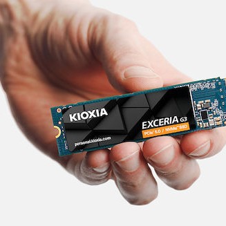 Kioxia EXCERIA G3 SSD 2TB PCle Card NVMe PCI Express 5.0