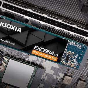 Kioxia EXCERIA G3 SSD 2TB PCle Card NVMe PCI Express 5.0